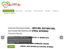 Tablet Screenshot of centrodesaludsanlorenzo.com